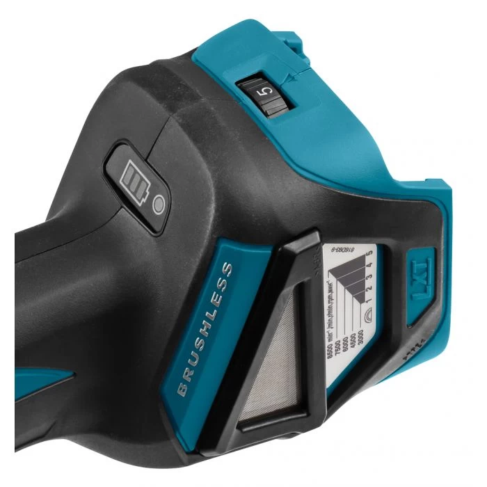 Makita DGA518ZJU 18 V Haakse Slijper 125 Mm - Afbeelding 11