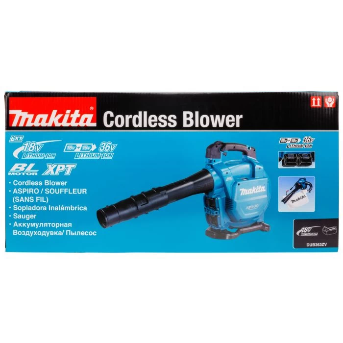Makita DUB363ZV 2X18 V Bladblazer/-zuiger - Afbeelding 17