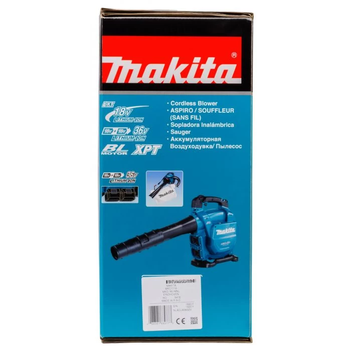 Makita DUB363ZV 2X18 V Bladblazer/-zuiger - Afbeelding 18