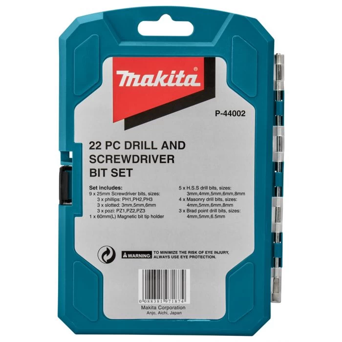 Makita P-44002 Boor-/schroefbitset 22-delig - Afbeelding 9