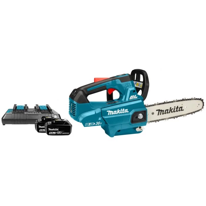 Makita DUC256PT2 LXT 2x18 V Tophandle Kettingzaag 25 Cm - Afbeelding 3